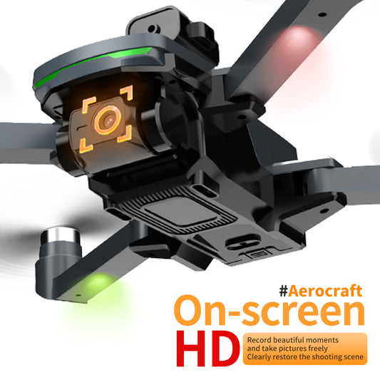 GPS Drone with 4.5" Large Screen Remote Control, HD Dual Cameras, 2 Batteries, One-Key Return, Follow Me, Speed Adjustment, Optical Flow Positioning, Headless Mode, Gesture Shooting, LED Lights, FPV Quadcopter Suitable for Adults & Beginners