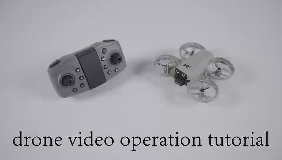 Mini RC Drone with Camera for Adults Kids, Quadcopter with Full Propeller Guard, Obstacle Avoidance & Optical Flow Positioning, 90° Adjustable Lens, LED Lights, Altitude Hold, 360° Flips, One Key Start, Headless Mode, 2 Batteries, Perfect for Beginners