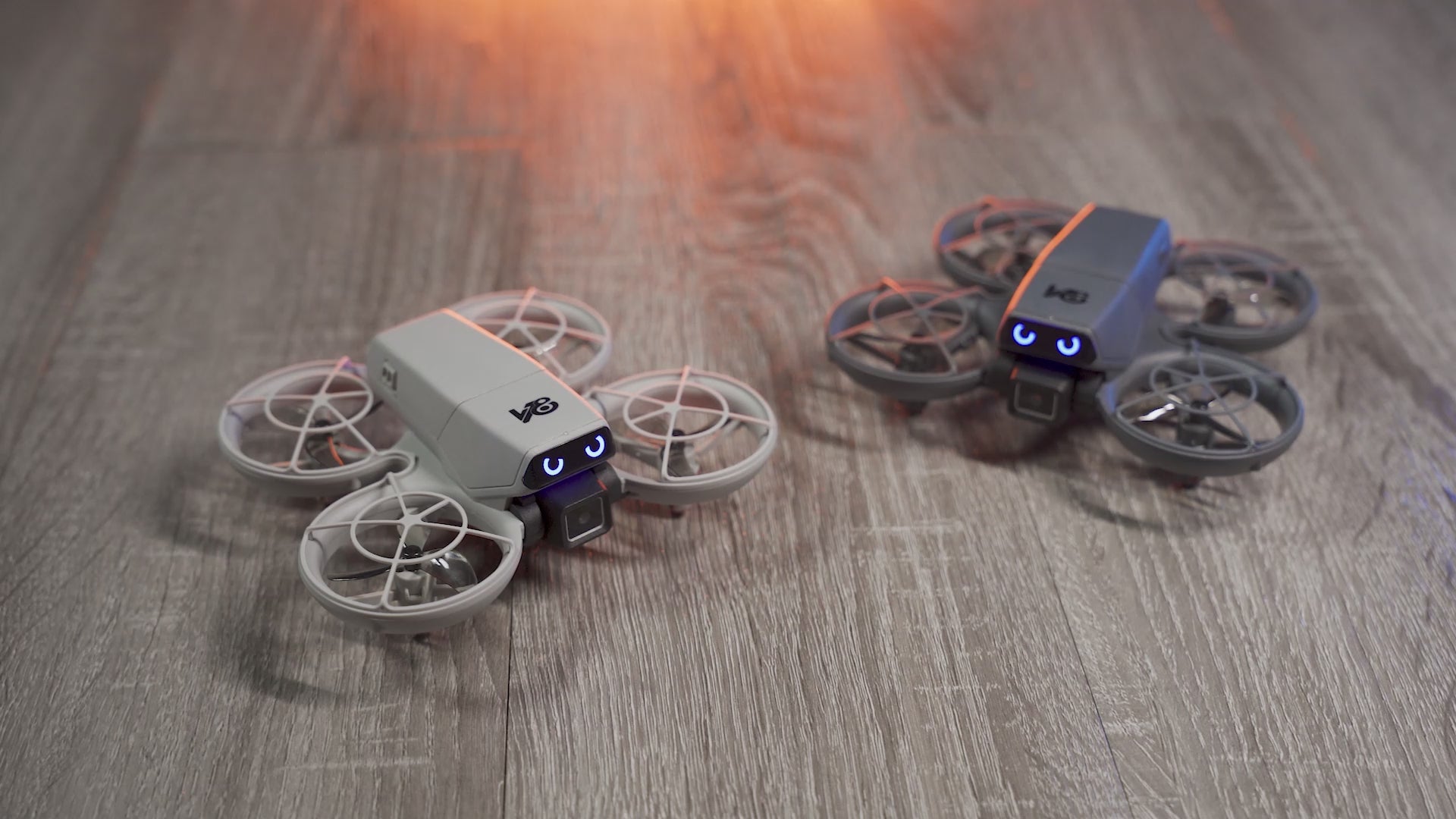 Mini RC Drone with Camera for Adults Kids, Quadcopter with Full Propeller Guard, Obstacle Avoidance & Optical Flow Positioning, 90° Adjustable Lens, LED Lights, Altitude Hold, 360° Flips, One Key Start, Headless Mode, 2 Batteries, Perfect for Beginners