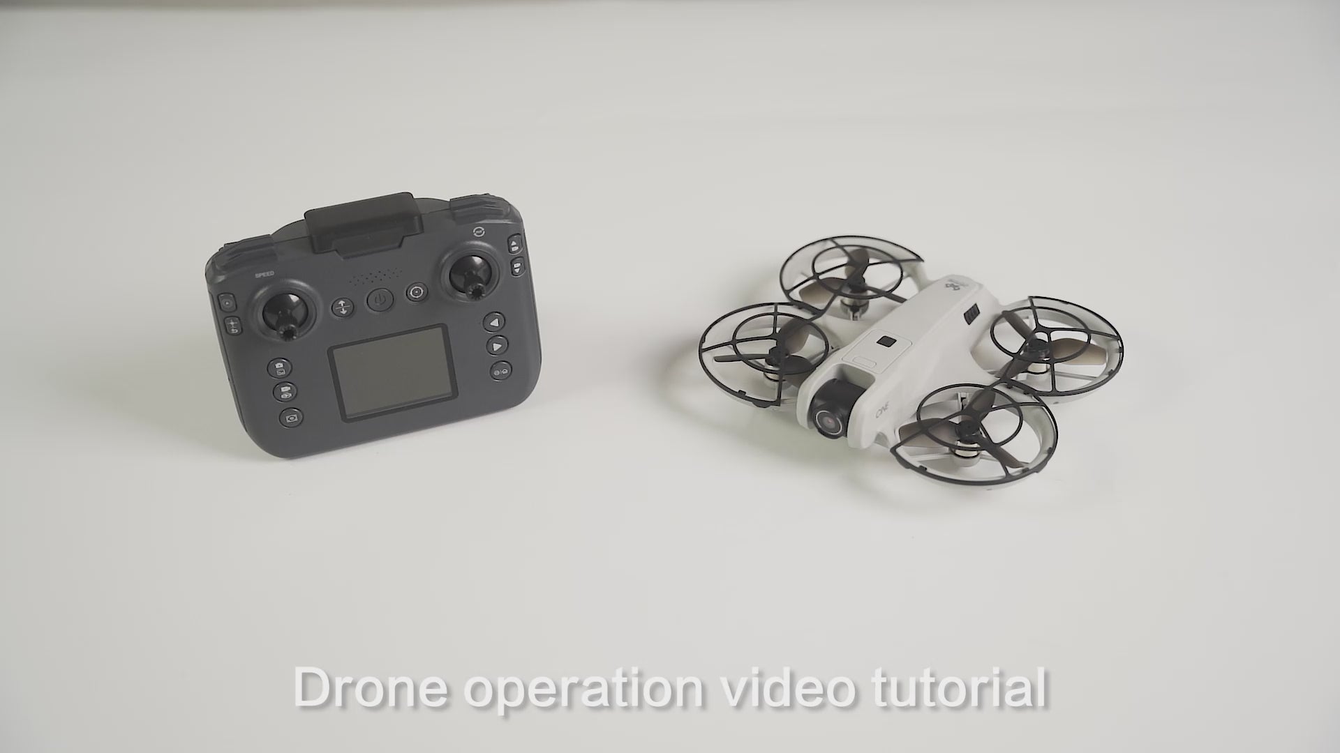 RC Drone w/ Display Screen Remote, Dual 180° Adjustable Cameras, Optical Flow, Brushless Motor, 360° Propeller Guard, One Key Takeoff/Landing, Headless Mode, Waypoint Flight. 2 Batteries & Full Accessories, Beginner-Friendly Quadcopter